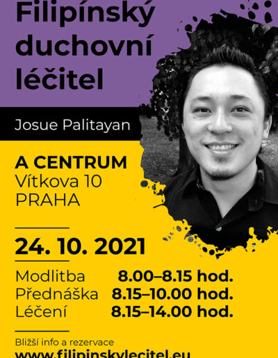 24.10.2021 Praha - A CENTRUM - pozvánka na filipínské duchovní léčení