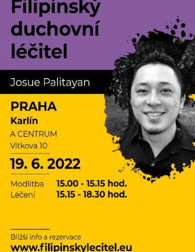 19.6.2022 Praha - pozvánka na filipínské duchovní léčení