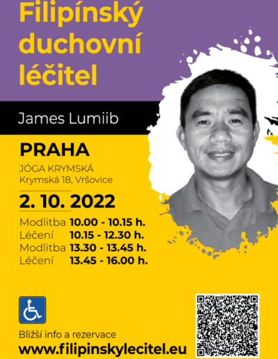 2.10.2022 Praha - pozvánka na filipínské duchovní léčení