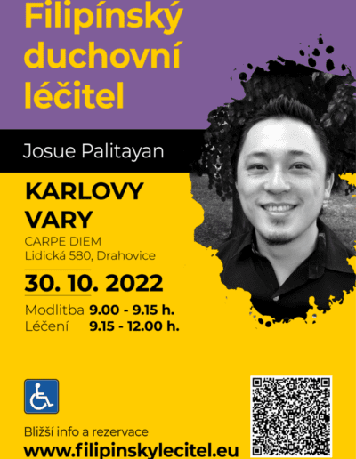 30.10.2022 Karlovy Vary - pozvánka na filipínské duchovní léčení