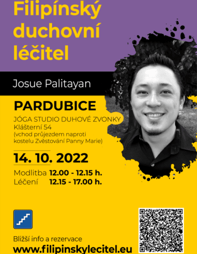 4.10.2022 Pardubice - pozvánka na filipínské duchovní léčení
