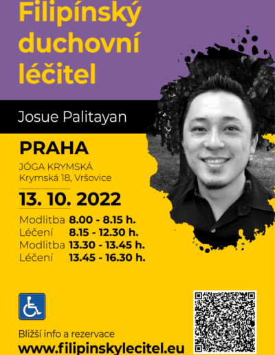 13.10.2022 Praha - pozvánka na filipínské duchovní léčení