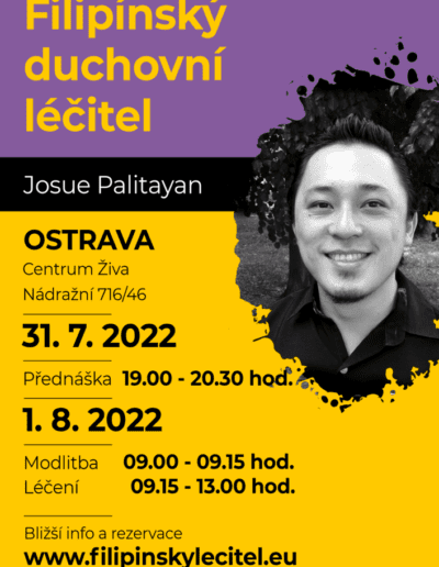 31.7.2022 Ostrava - pozvánka na filipínské duchovní léčení